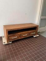 Mooi Mango Houten TV meubel van Home24 140 cm breed, Ophalen, 100 tot 150 cm, Zo goed als nieuw, Minder dan 100 cm