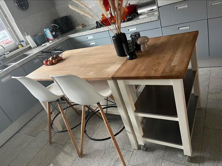 Keukeneiland tornviken ikea bar barkrukken, Huis en Inrichting, Barren, Gebruikt, Ophalen