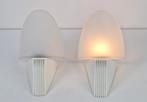 Set 2 Vintage Lumiance Cielo wandlamp glas 1980 Italy, Gebruikt, Vintage, Ophalen of Verzenden, Lumiance