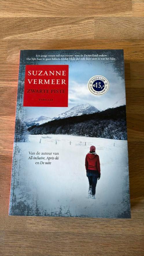 Suzanne Vermeer - Zwarte piste, Boeken, Thrillers, Zo goed als nieuw, Nederland, Ophalen of Verzenden