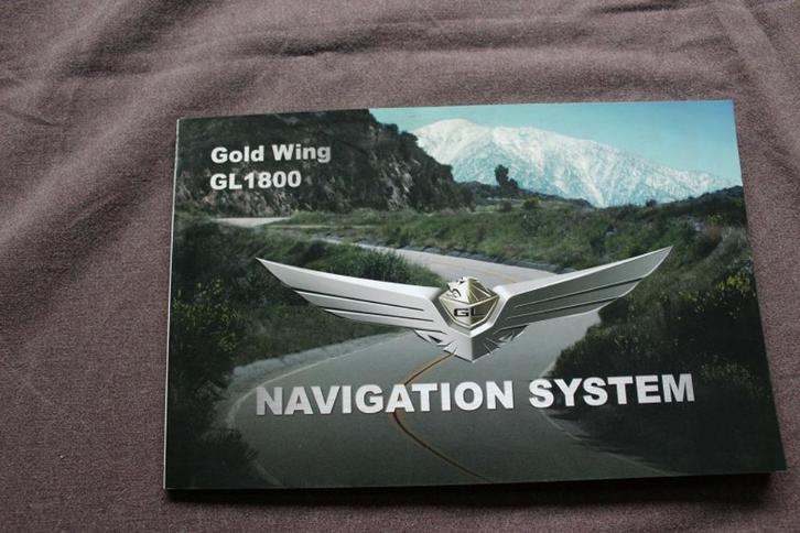 Honda GL1800 Goldwing Navigation system manual 2017, Motoren, Handleidingen en Instructieboekjes, Honda, Ophalen of Verzenden