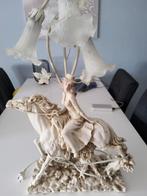 Unieke lamp met dame te paard, Ophalen