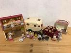 Sylvanian family sets huis caravan auto en snoepwinkel zgan, Kinderen en Baby's, Speelgoed | Poppenhuizen, Poppenhuis, Ophalen of Verzenden