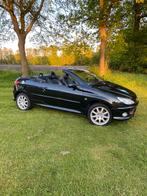 Mooie Peugeot 206 CC 2.0 Zwart., 136 pk, Zwart, 4 cilinders, Cabriolet