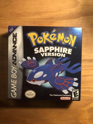 Pokemon Sapphire beschikbaar voor biedingen
