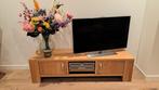 Massief Eiken TV meubel, Huis en Inrichting, Kasten | Televisiemeubels, Ophalen, 150 tot 200 cm, Eikenhout, Zo goed als nieuw