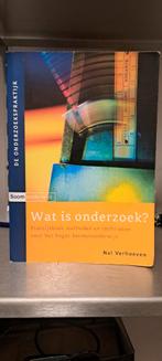 Nel Verhoeven-wat is onderzoek (Z250-246), Ophalen of Verzenden, Zo goed als nieuw