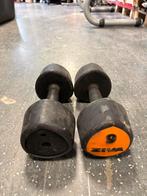 2 x 9 kg ziva dumbbells dumbbell set gewichten, Sport en Fitness, Dumbbell, Gebruikt, Dumbbells, Ziva