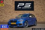 BMW 1-serie M140i Special Edition Shadow,schuifdak,leder,top, Gebruikt, Zwart, Blauw, 340 pk