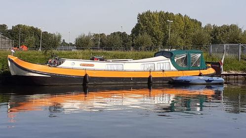 Skutsje, Fries Skûtsje , Motorboot, Woonboot boeg/hekschroef, Watersport en Boten, Motorboten en Motorjachten, Gebruikt, Staal