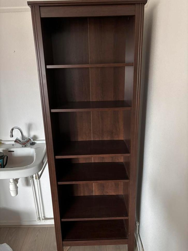 Billy boekenkast bruin, Huis en Inrichting, Kasten | Boekenkasten, Zo goed als nieuw, 50 tot 100 cm, 200 cm of meer, 25 tot 50 cm