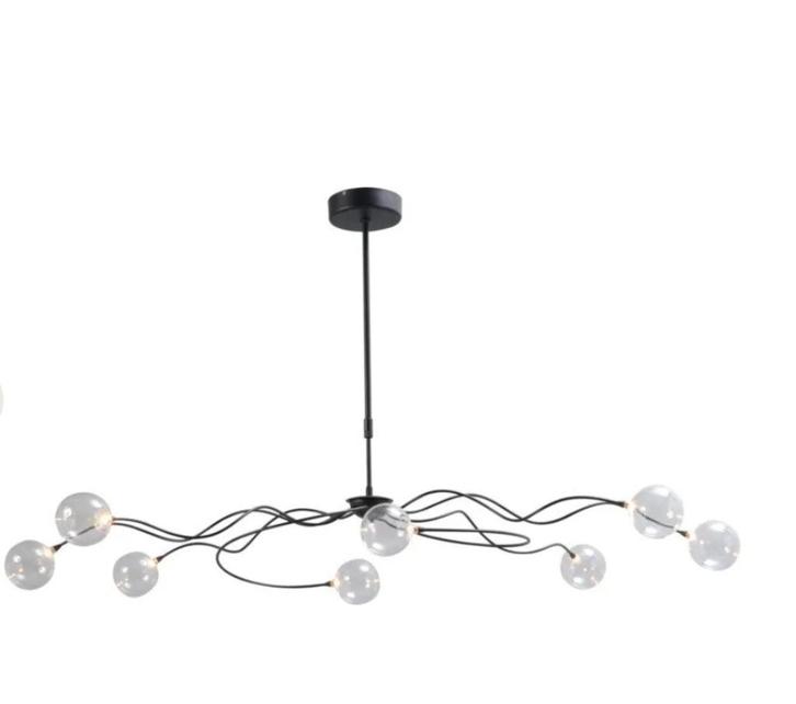 Beautiful hanging lamp, Huis en Inrichting, Lampen | Hanglampen, Zo goed als nieuw, 75 cm of meer, Glas, Metaal, Ophalen