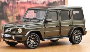Mercedes Benz G-Class '24  Bruin Grijs 1/18 NOREV ref 183036 beschikbaar voor biedingen