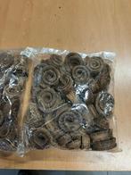 partij van 12 zakken palmrings voor bloemstuk, knutselen, Ophalen of Verzenden, Nieuw