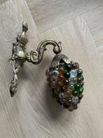 Vintage Muurlamp met Druiven Design, Ophalen of Verzenden, Gebruikt, Glas
