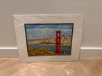 Golden Gate Bridge Tekening/Schilderij ~35x45, Ophalen