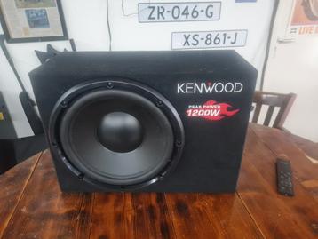 Kenwood 1200 watt peak subwoofer  beschikbaar voor biedingen