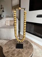 Kralenketting op Standaard - Goud, Wit & Zwart, Huis en Inrichting, Woonaccessoires | Overige, Ophalen of Verzenden, Nieuw