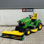 John deere X740 Diesel zitmaaier met bezem en schuif, Tuin en Terras, Zitmaaiers, Gebruikt, 120 cm of meer, Mulchfunctie, Ophalen