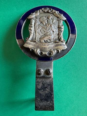 St. Christopher Protect Us From All Accidents badge oldtimer beschikbaar voor biedingen