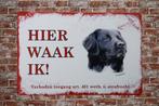 Hierwaak ik - Waak borden - Hier waak ik hond - Wandbord, Cave & Garden, Verzenden, Nieuw, Kouwe Hoek 1B, Waddinxveen