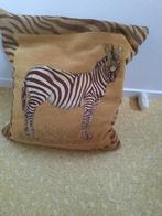 Kussen Zebra, Huis en Inrichting, Woonaccessoires | Kussens, Ophalen of Verzenden, Zo goed als nieuw, Overige kleuren, Vierkant