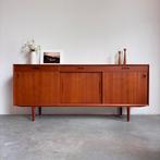 VINTAGE | LOWBOARD | DEENS | TEAK, Huis en Inrichting, Kasten | Dressoirs, Ophalen, Gebruikt, 150 tot 200 cm, Teakhout