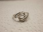 zilveren vintage fantasie ring ringmaat 17.75 nr.1019, Sieraden, Tassen en Uiterlijk, Ringen, Verzenden, Zo goed als nieuw, 17 tot 18
