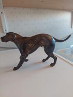 Bronzen beeld Hond, Antiek en Kunst, Antiek | Koper en Brons, Ophalen of Verzenden
