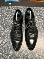 Prada Nette Lak Schoenen, Ophalen, Gedragen, Zwart, Veterschoenen