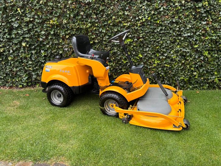 Stiga park power, Tuin en Terras, Zitmaaiers, Gebruikt, 90 tot 120 cm, Elektrische starter, Mulchfunctie, Ophalen