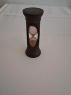 Vintage: Bronzen zandloper 9 cm, Ophalen of Verzenden