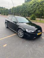 Audi A3 2.0 TDI 135KW SB Quattro AUT 2014 Zwart, Auto's, 1800 kg, Zwart, 4 cilinders, Leder en Stof