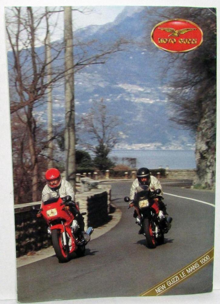 Moto Guzzi Le Mans 1000 brochure, Le Mans V – Le Mans 5, Verzamelen, Automerken, Motoren en Formule 1, Zo goed als nieuw, Motoren