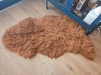 Cognac kleurige schapenvacht, 50 tot 100 cm, Bruin, Overige vormen, 50 tot 100 cm