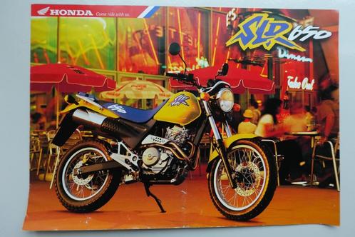 1996 1997 Honda SLR 650 folder brochure SLR650, Motoren, Handleidingen en Instructieboekjes, Honda, Ophalen of Verzenden