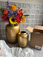 Vase the World Arctic Gold vazen - Maat M & XS, Huis en Inrichting, Woonaccessoires | Vazen, Ophalen, Overige materialen, Overige kleuren