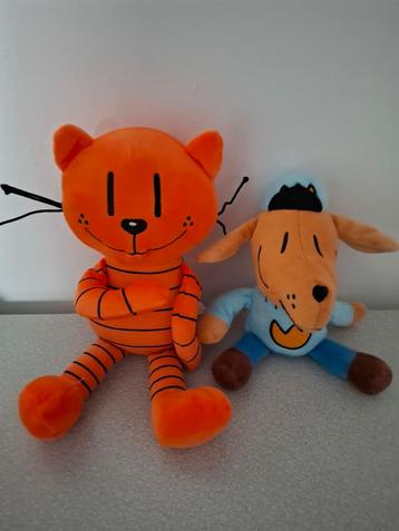 Dog Man & Karel Knuffels - Set van 2 beschikbaar voor biedingen