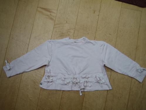 Jottum, champagne kleurig shirt met strikjes mt. 140, Maar v, Kinderen en Baby's, Kinderkleding | Maat 128, Gebruikt, Meisje, Shirt of Longsleeve