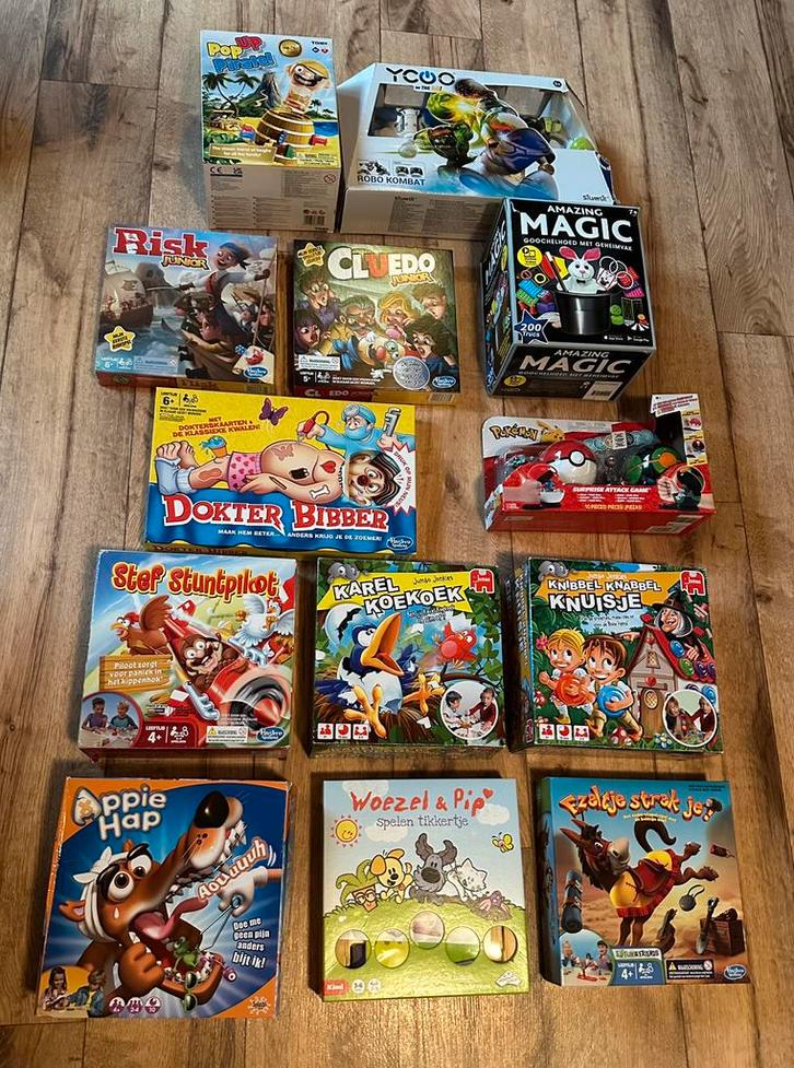 Kinder spellen, Hobby en Vrije tijd, Gezelschapsspellen | Bordspellen, Zo goed als nieuw, Ophalen