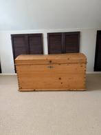 Grenen Dekenkist, Huis en Inrichting, Ophalen, Gebruikt, Grenenhout, 100 tot 150 cm