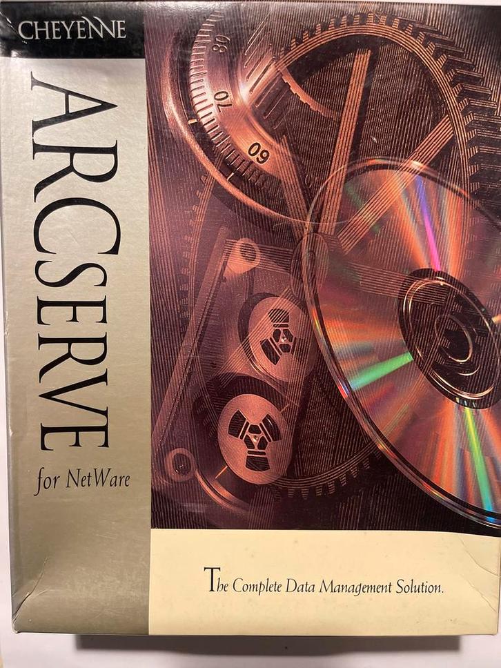 Arcserve Cheyenne Netware 1989 - Vintage Backup Software, Computers en Software, Besturingssoftware, Gebruikt, Ophalen of Verzenden