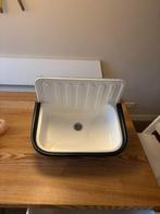 Uitstortgootsteen, Ophalen, Gebruikt