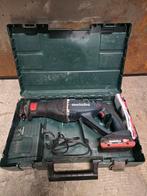 Metabo ASE18LTX 18v reciprozaag meta accu en lader, Gebruikt, ., Ophalen of Verzenden, Reciprozaag