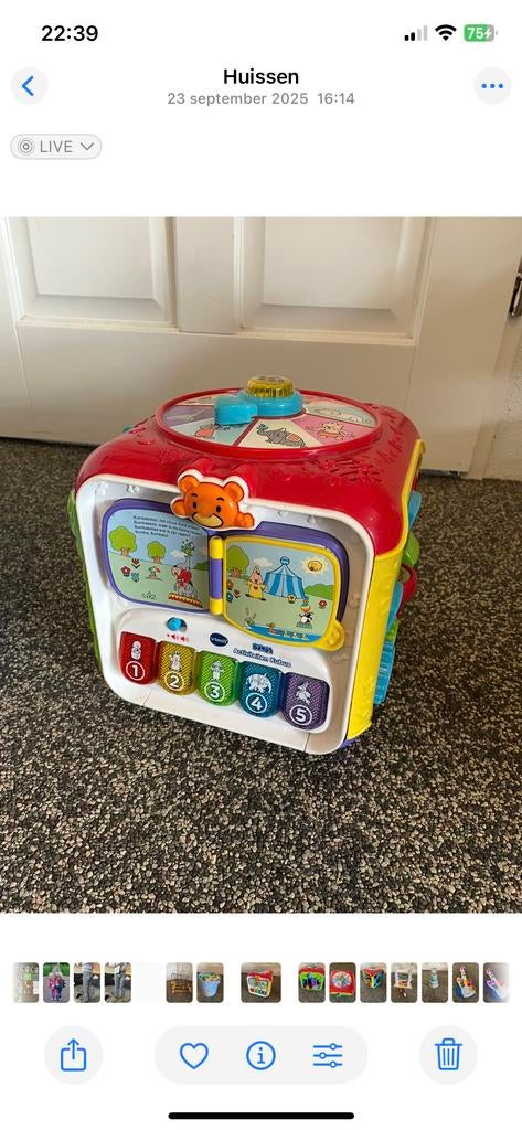 Vtech Bumba Kubus - Leerzaam Speelgoed, Ophalen, Gebruikt, Overige typen, Met licht