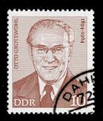 postzegel 1597 DDR  Otto Grotewohl, Postzegels en Munten, Postzegels | Europa | Duitsland, Ophalen of Verzenden, DDR, Gestempeld