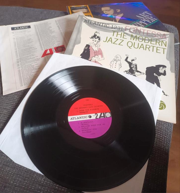 Modern Jazz Quartet - Fontessa 1960!/USA persing VG+, Cd's en Dvd's, Vinyl | Jazz en Blues, Gebruikt, Jazz, 1960 tot 1980, 12 inch