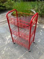 Vintage opberg trolley (rood), Ophalen