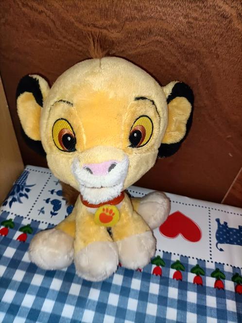 Simba Lion King knuffel Disney Nicotoy 23 cm, Kinderen en Baby's, Speelgoed | Knuffels en Pluche, Ophalen of Verzenden