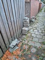 Gratis Betonnen Terrastegels - Gebruikt, Tuin en Terras, Tegels en Klinkers, Ophalen, Gebruikt, 5 tot 10 m², Beton